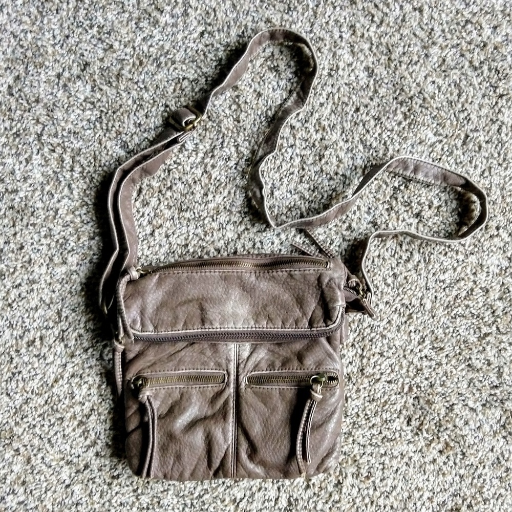 EUC Greige Crossbody Bag